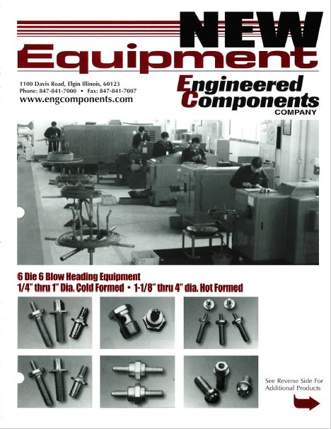 Engineered Components Company Fabrications - Specialty Products